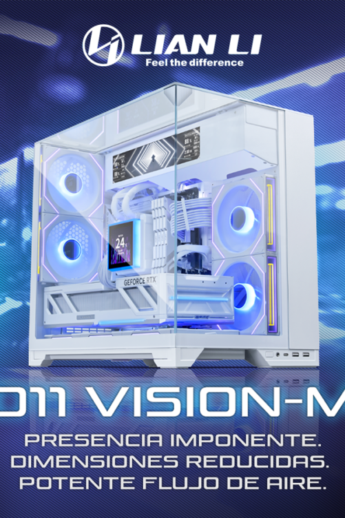 Lian Li O11 VISION-M: La caja que transforma tu hardware en arte